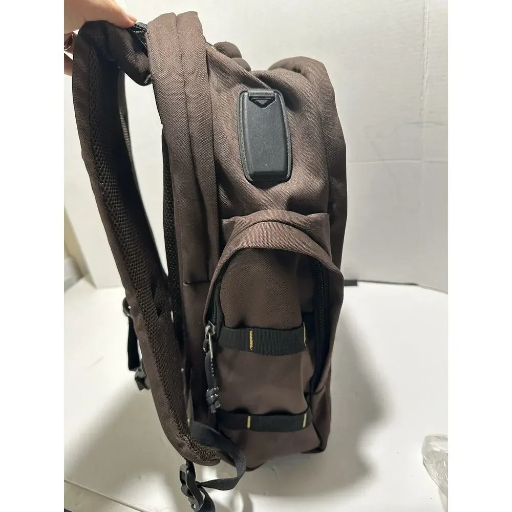 Racini Bags Sports Backpack Heavy Duty Laptop Brown‎ Med Large Great Quality
